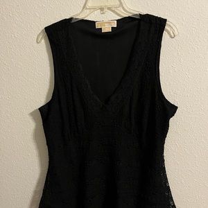 Michael Kors La Prenda Lace Blend sleeveless blouse.